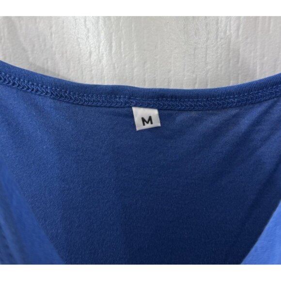 Johnny Was Biya M Mazzy Bias Blue Mesh Maxi Dress Colorful Floral Embroidery - Picture 10 of 14